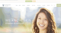 Desktop Screenshot of kitagawadermatology.com